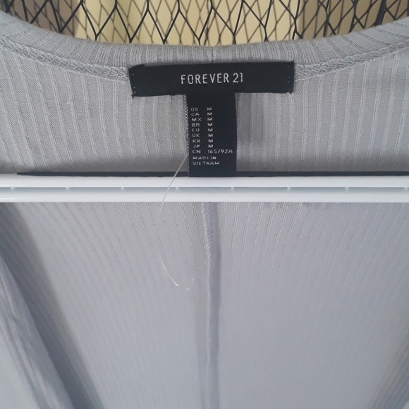 *SOLD* Forever 21 Longline Open Front Cardigan - Picture 7 of 8